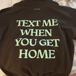 Lonely Ghost Text Me When You Get Home Hoodie